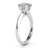 Louisa White Gold — Princess Cut Lab Grown Diamond Solitaire Ring thumbnail 5