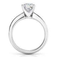 Louisa White Gold — Princess Cut Lab Grown Diamond Solitaire Ring thumbnail 6