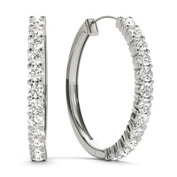 Lyra - Diamond Hoop Earrings 0.25ct thumbnail 1