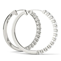 Lyra - Diamond Hoop Earrings 0.25ct thumbnail 3