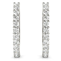 Lyra - Diamond Hoop Earrings 0.25ct thumbnail 4
