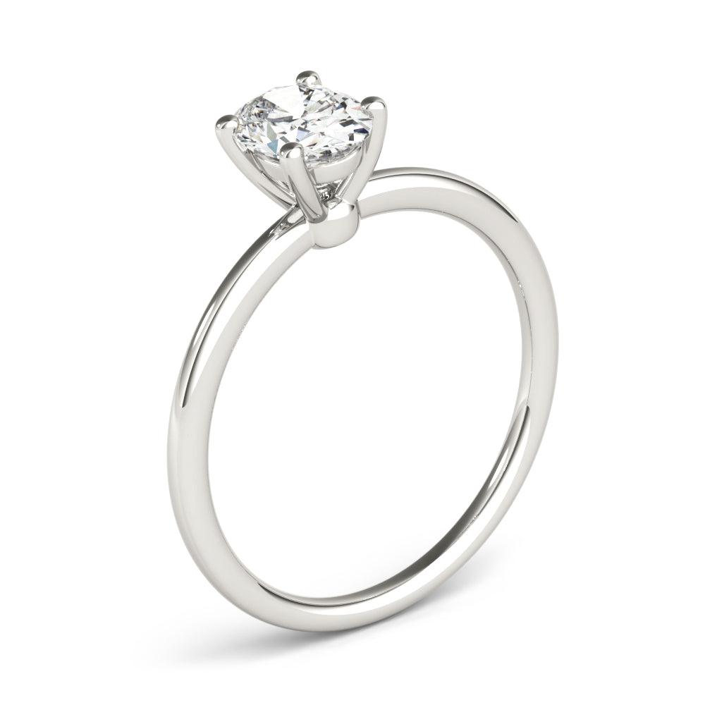 Margot - Oval Cut Diamond Solitaire Ring - Monroe Yorke Diamonds — view 2