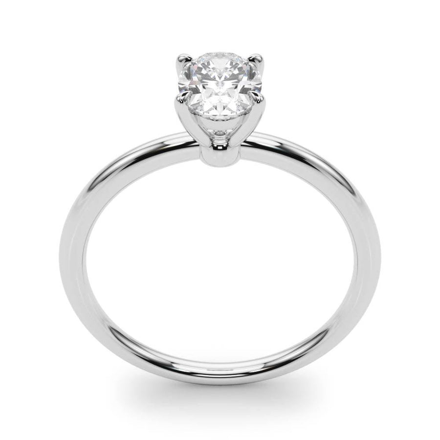Margot - Oval Cut Diamond Solitaire Ring - Monroe Yorke Diamonds