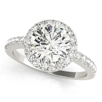 Clara — Round Lab Grown Diamond Low-Halo Engagement Ring thumbnail 4