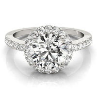 Clara — Round Lab Grown Diamond Low-Halo Engagement Ring thumbnail 5