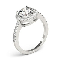 Clara — Round Lab Grown Diamond Low-Halo Engagement Ring thumbnail 2