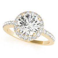 Clara — Round Lab Grown Diamond Low-Halo Engagement Ring thumbnail 1