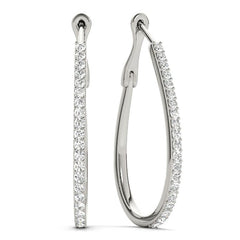 Mia - Diamond Earrings 0.50ct.  White Gold or Platinum 