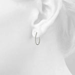 Mia - Diamond Earrings 0.50ct.  White Gold or Platinum. On Ear