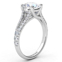 Cora Split Band Diamond Engagement Ring – Timeless Elegance for Your Forever Moment thumbnail 4