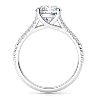 Cora Split Band Diamond Engagement Ring – Timeless Elegance for Your Forever Moment thumbnail 5