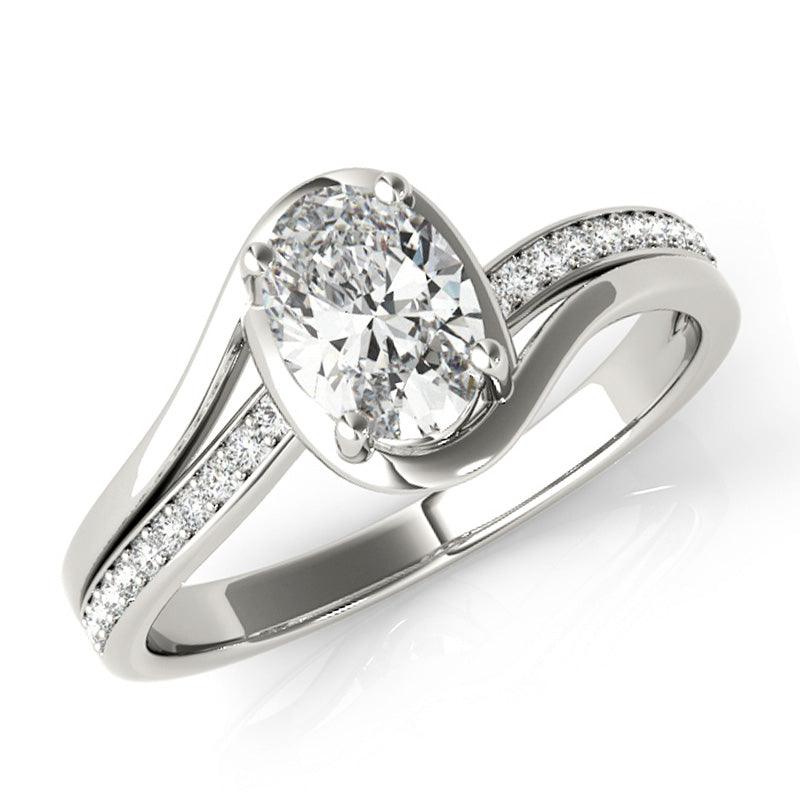 Nala - Oval Diamond Ring. Top View  — view 3