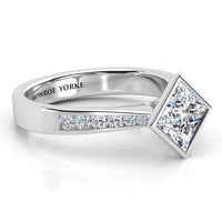 Nash - Unique Princess Cut Ring thumbnail 3
