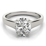 Nell 2.00 Carat Oval Lab Grown Diamond Engagement Ring - Monroe Yorke Diamonds