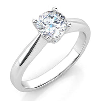 Nicolette Round Brilliant Diamond Engagement Ring – 18ct Gold Collection thumbnail 2