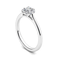 Rose - Petit Diamond Halo Ring 0.25ct thumbnail 3