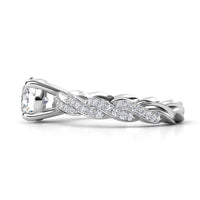Quinn - Braided Band Engagement Ring thumbnail 3