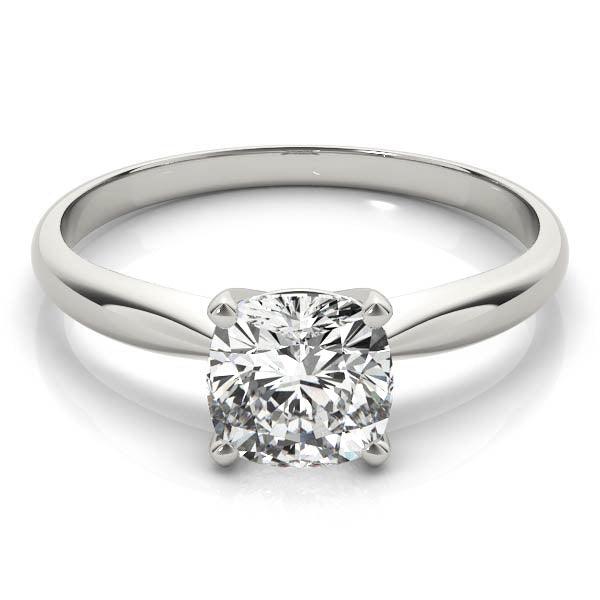 Renata — Cushion Cut Lab Grown Diamond Solitaire Engagement Ring — hand-finished lab grown engagement ring by Monroe Yorke Diamonds — view 4