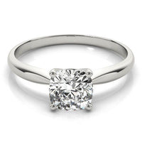 Renata — Cushion Cut Lab Grown Diamond Solitaire Engagement Ring thumbnail 4