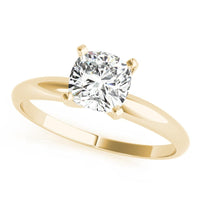 Renata — Cushion Cut Lab Grown Diamond Solitaire Engagement Ring thumbnail 1
