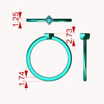 Rio diamond dress ring measurement 