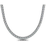 Riviera Diamond Necklace, 13 Carats, White Gold or Platinum 