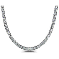 Riviera Diamond Tennis Necklace - 25 Carats thumbnail 1