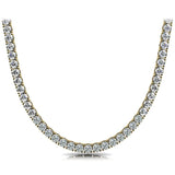 Riviera Diamond Necklace, 13 Carats, Yellow Gold