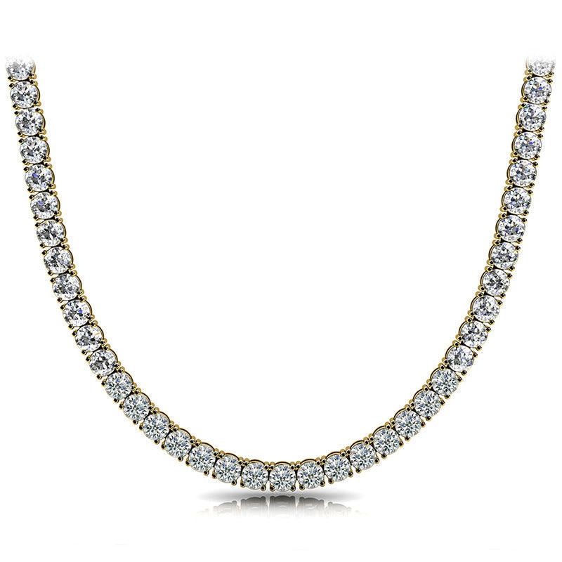 Riviera Diamond Necklace, 25 Carats, Yellow Gold — view 2