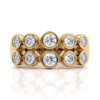Roxy - Multi Diamond Dress Ring Yellow Gold thumbnail 1