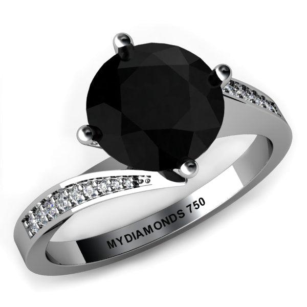 Sadiki - Black Diamond Ring 1.75ct - Monroe Yorke Diamonds