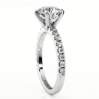 Scarlett - Round Diamond Engagement Ring 6 Claw thumbnail 3