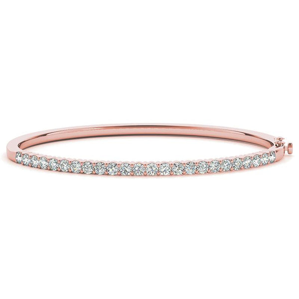 Sicily - Diamond Bangle, Rose gold.