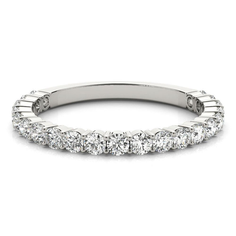 Skylar diamond wedding ring with round brilliant cut diamonds