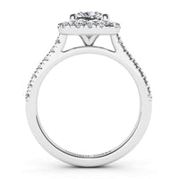 Summer - Cushion Cut Halo Diamond Engagement Ring thumbnail 5