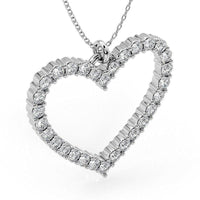 Thea Diamond Heart Shaped Pendant 0.45ct thumbnail 3
