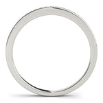 Zion - Diamond Wedding Ring. Side view
