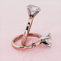 Eva - Oval Cut Diamond Solitaire Ring thumbnail 2